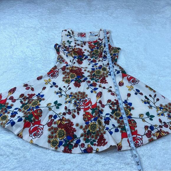 Eyekepper fit and flare floral print mini dress, size 0 - Picture 4 of 8